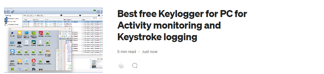 best free keylogger for PC